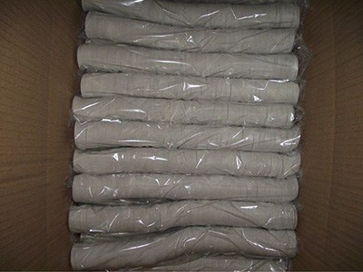 Column plastic bag with carton for automatic sealing